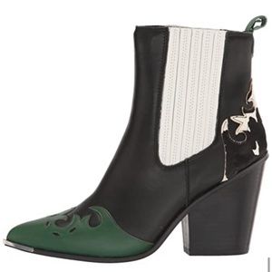 Steve Madden Metal Trim Western Booties